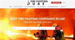 Desktop Screenshot of firefightinguae.com